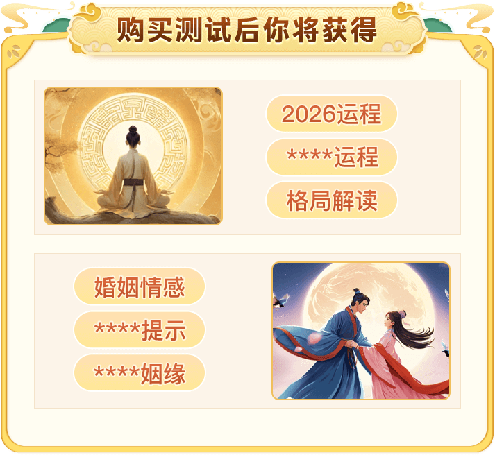 购买测试后你将获得